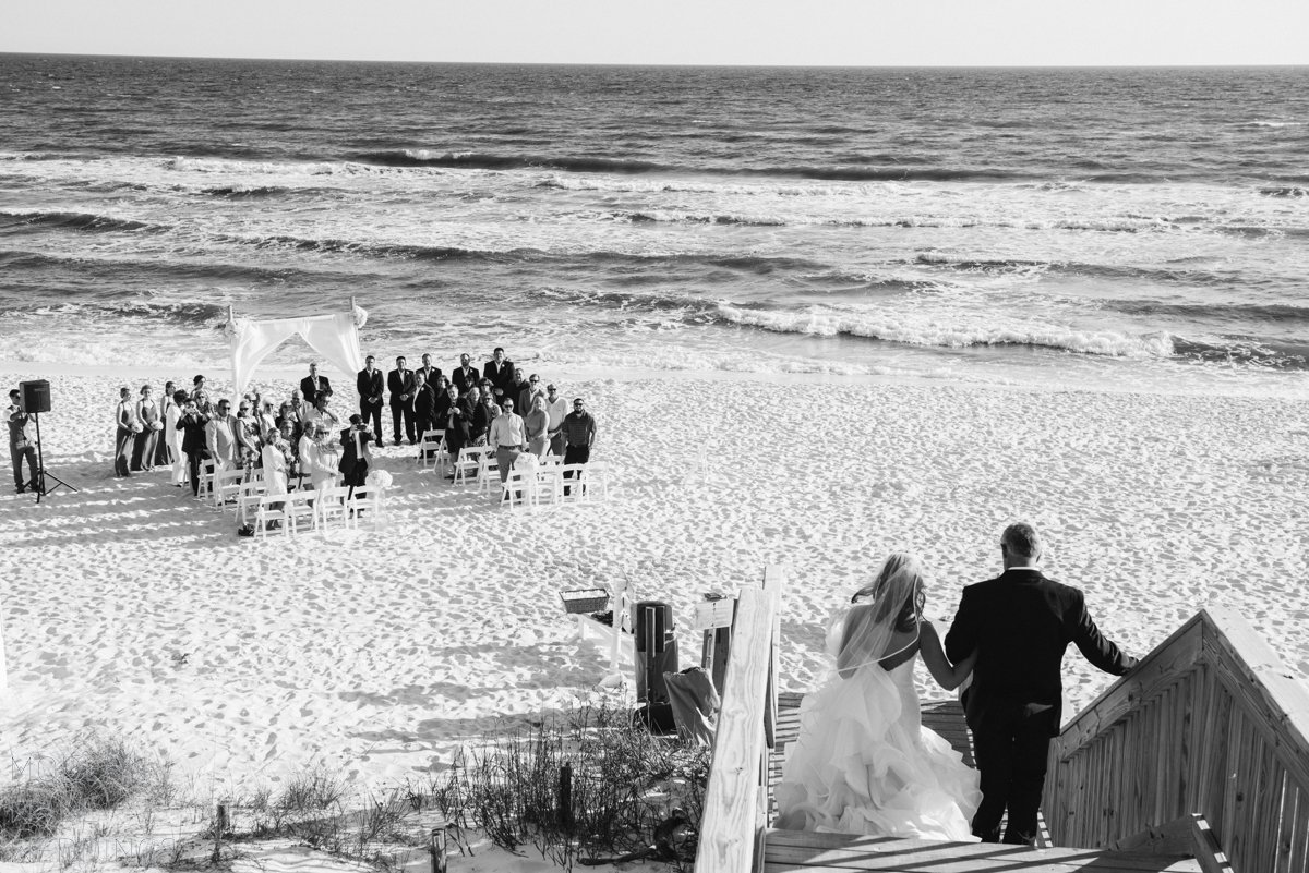 watercolor fl beach wedding